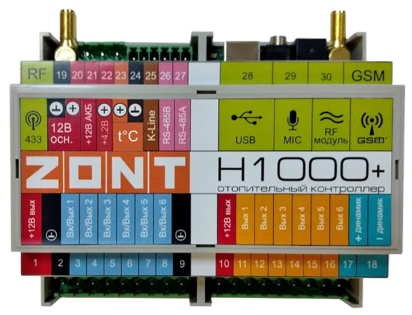 Универсальный контроллер ZONT H1000+