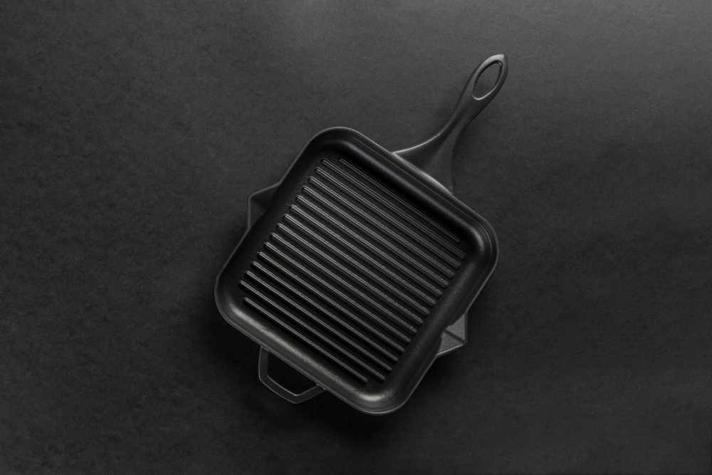 Квадратная сковорода-гриль HS K GTV 2828 BLACK MAT