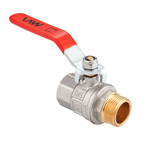 Кран MVI 1/2" вн.-нар. ручка (РГШ)