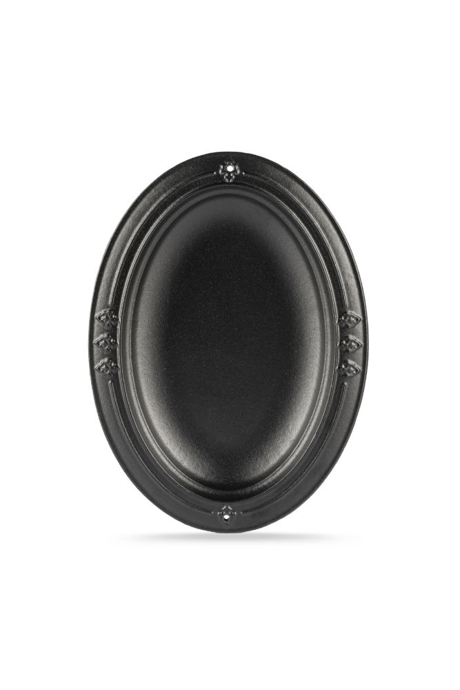 Овальная тарелка "Искандер" HS O İSK 2533 BLACK MAT