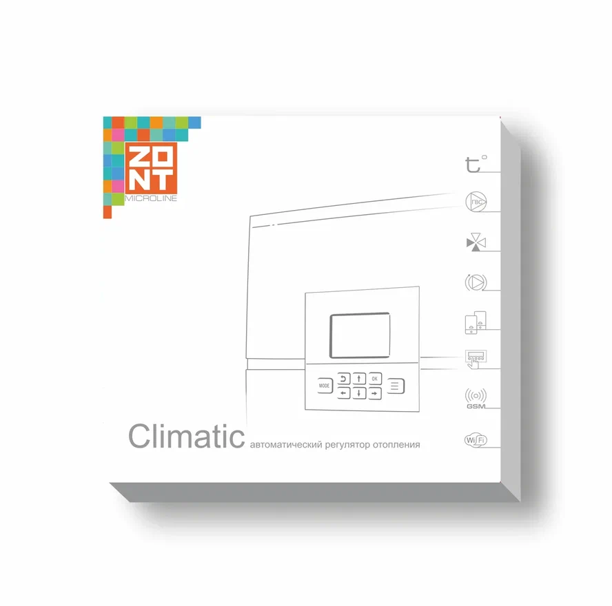 Автоматический регулятор систем отопления ZONT CLIMATIC 1.1