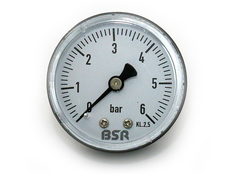Манометр BSR 6 бар, 1/4 ", ? 50, радиальный