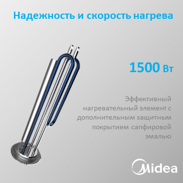 Водонагреватель накопительный Midea MWH-5015-HRE