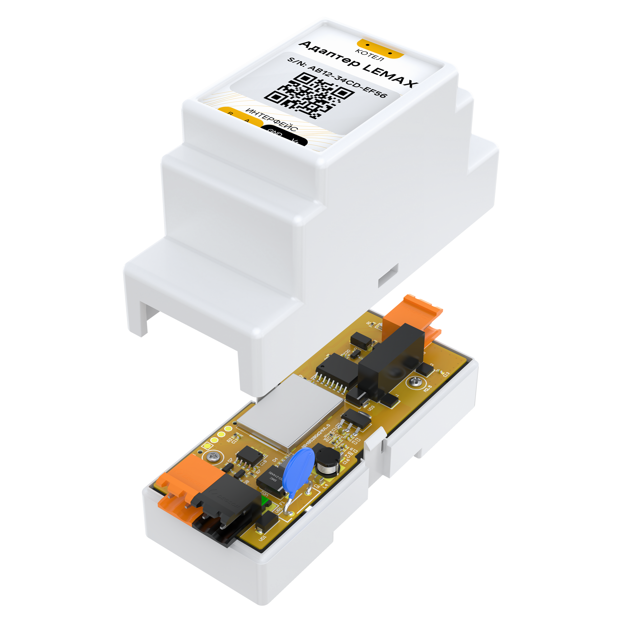 Адаптер ectoControl Lemax, RS485 (Modbus)