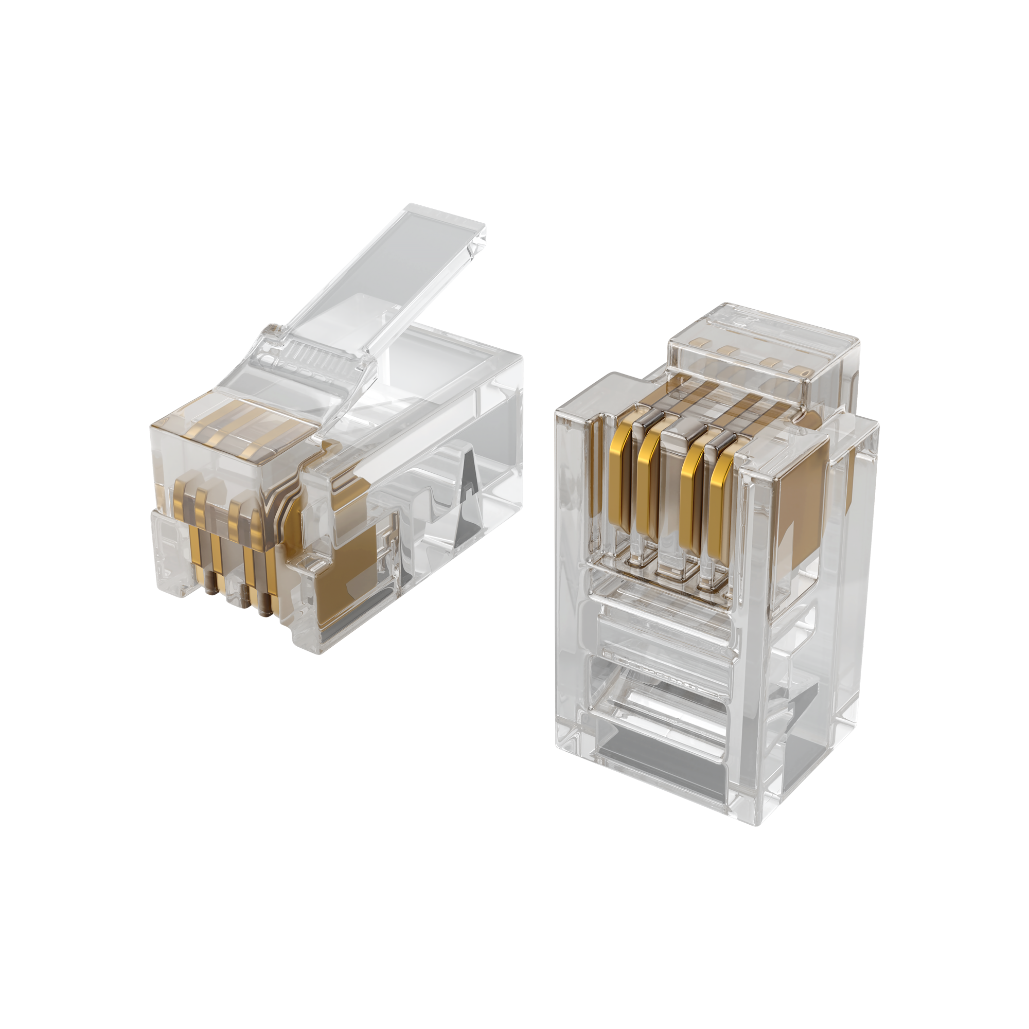 Коннектор ectoControl 4P4C (RJ11), 10шт.
