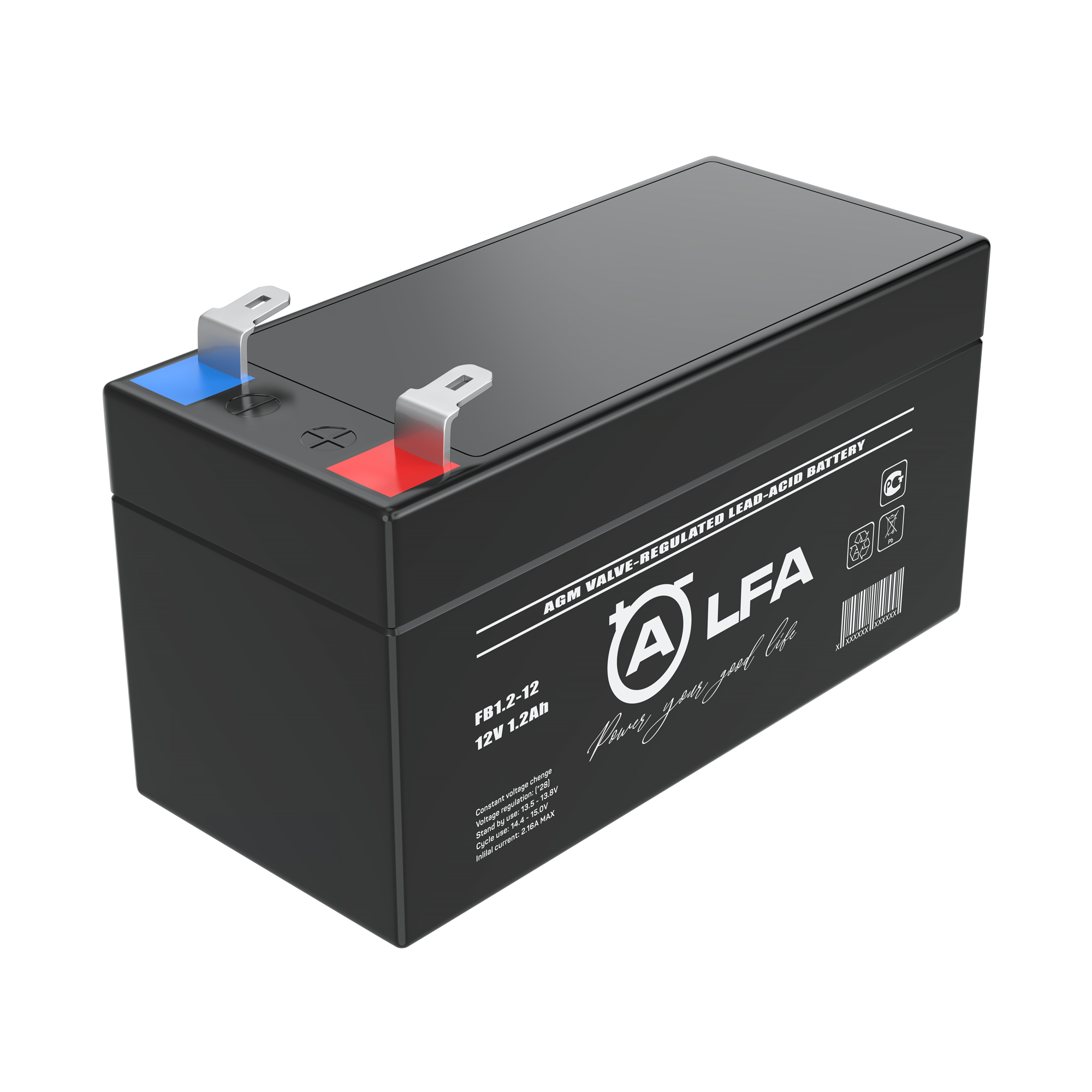 Аккумулятор ectoControl 12В, 1.2А
