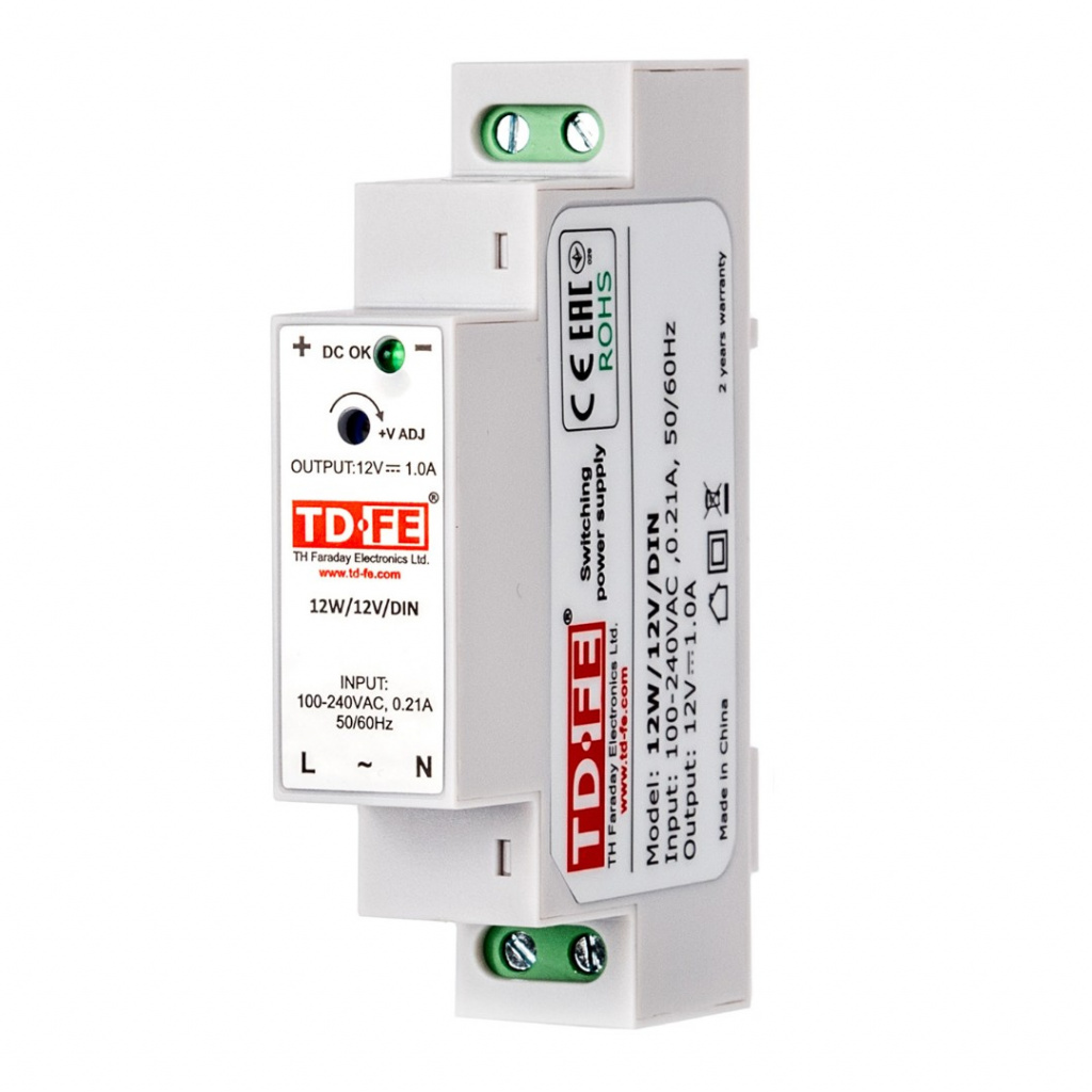 Блок питания FARADAY 12W/12V/DIN