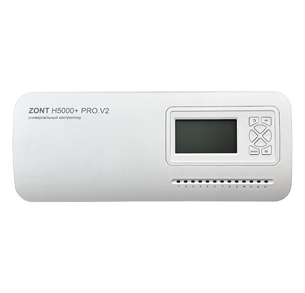 Универсальный контроллер ZONT H5000+ PRO.V2 для удаленного управления сложными инженерными системами