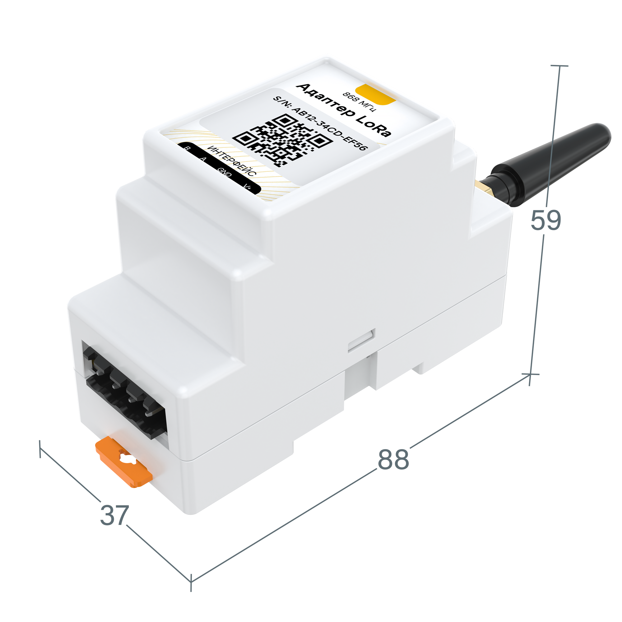 Адаптер ectoControl для беспроводных датчиков LoRa